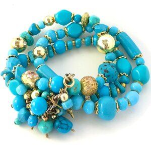 Sweet Combination of Three Turquoise Bracelets